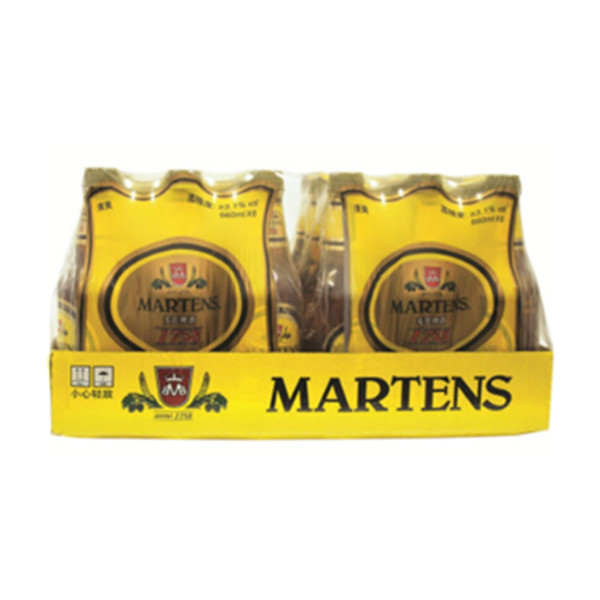 比利时进口！麦氏 1758 8&deg;P 清爽啤酒 660ml*24瓶