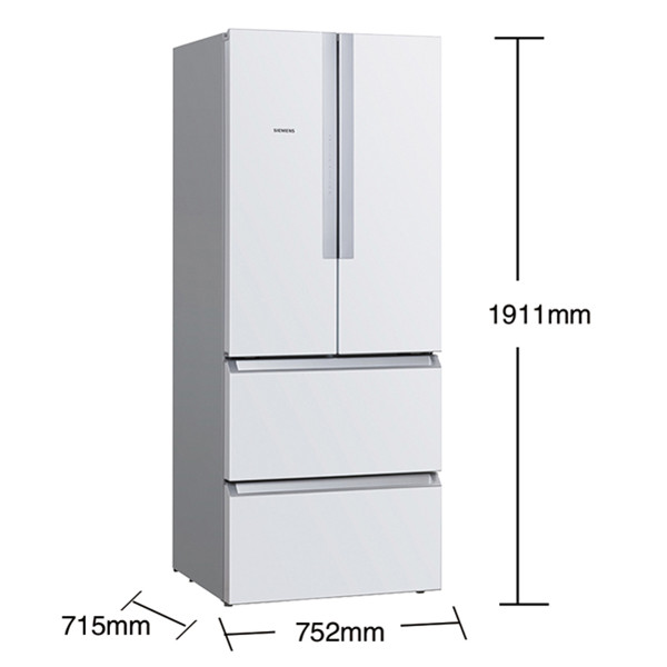 家居实用！西门子 484升 变频混冷无霜 多门冰箱