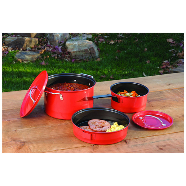 家居实用！Coleman 科勒曼 三件套炊具