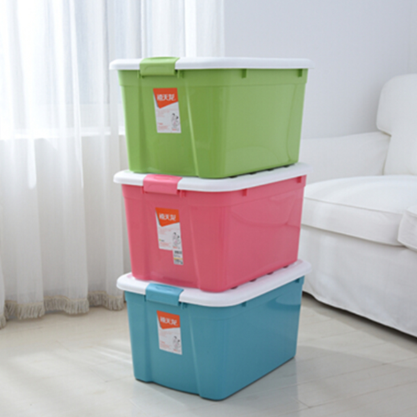 家用方便！禧天龙塑料收纳箱整理箱3个装6131