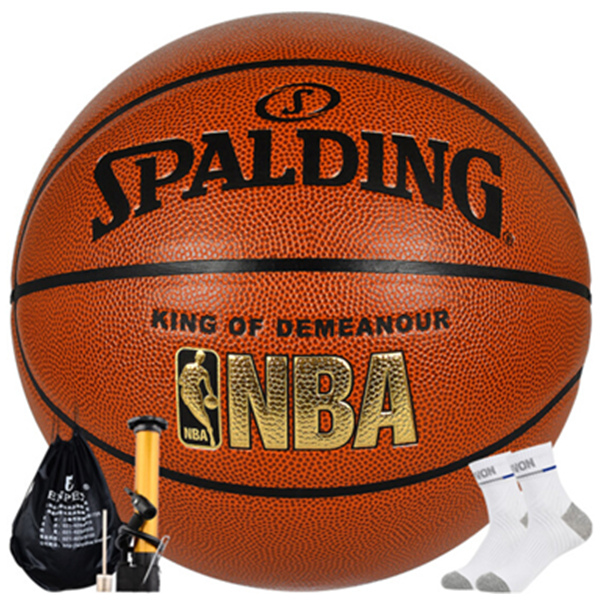 手感卓越！斯伯丁76-167Y NBA比赛用蓝球