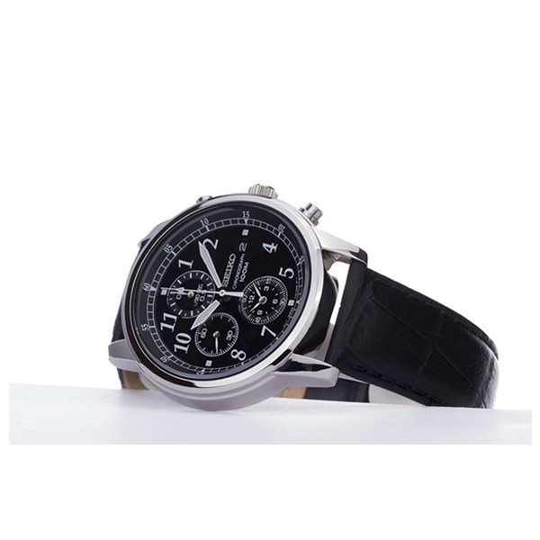 潮流时尚!SEIKO 精工 Chronograph石英男士手表