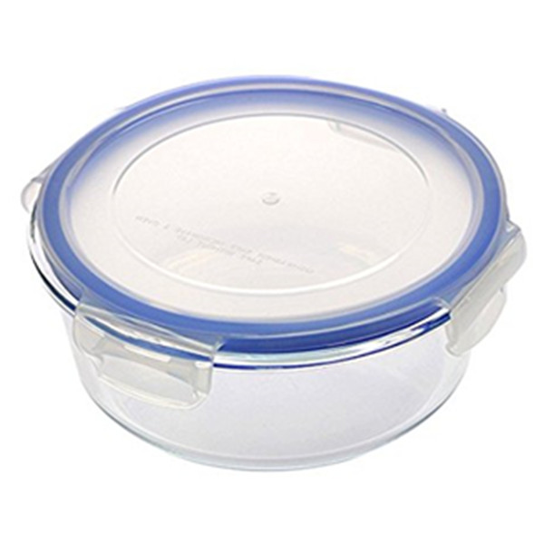 限prime会员！美国康宁Snapware四面锁扣玻璃耐热保鲜盒6件套装