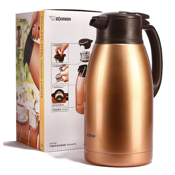 限prime会员！ZOJIRUSHI 象印 保温壶 家用不锈钢真空保温瓶1.9L
