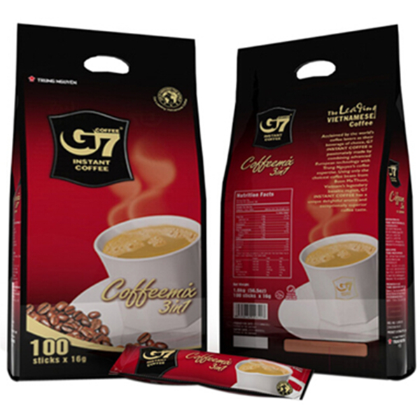 香甜醇厚！中原G7三合一速溶咖啡1600g