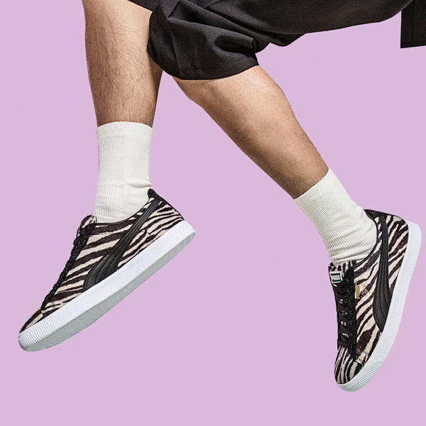 斑马纹！ 彪马 CLYDE SUITS PACK 中性 休闲运动鞋