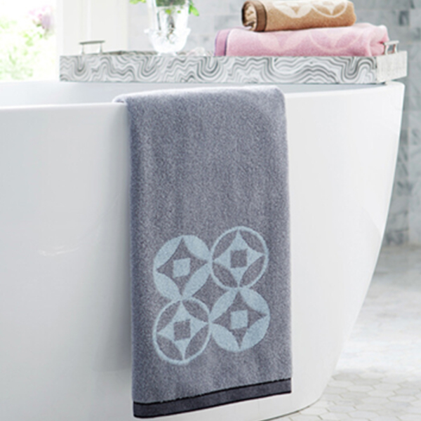 双重优惠！洁丽雅复古铜钱系列纯棉强吸水浴巾