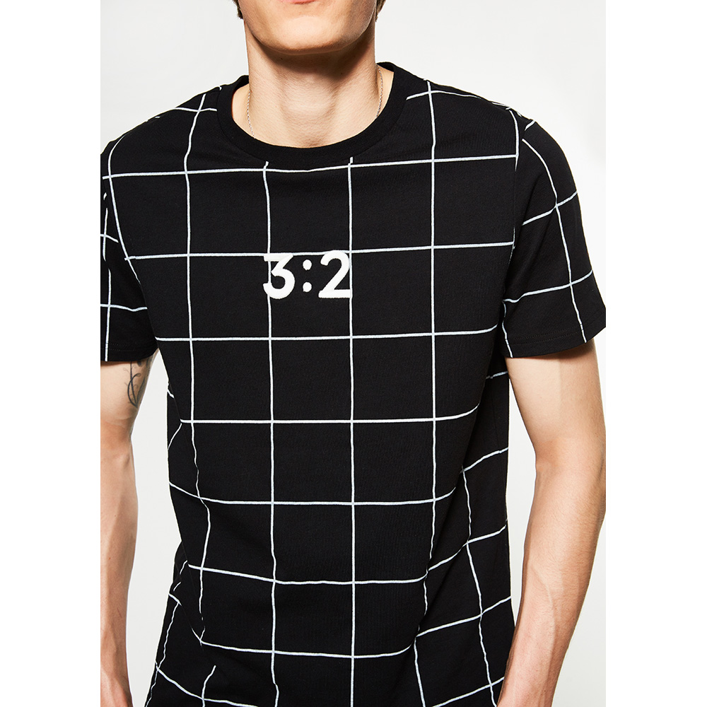 新潮格纹！C＆A数字印花短袖T恤CA200191603