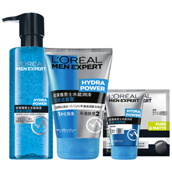 爆款直降！欧莱雅男士水能酷爽保湿套装