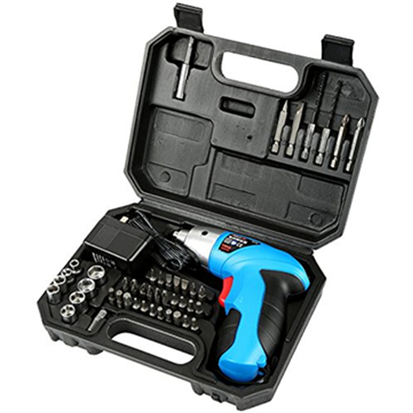 家装必备！赛拓3.6V锂电电动螺丝刀套装