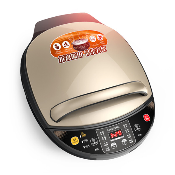 家居实用！利仁（Liven）电饼铛(美猴王)可拆洗 自主烙烤