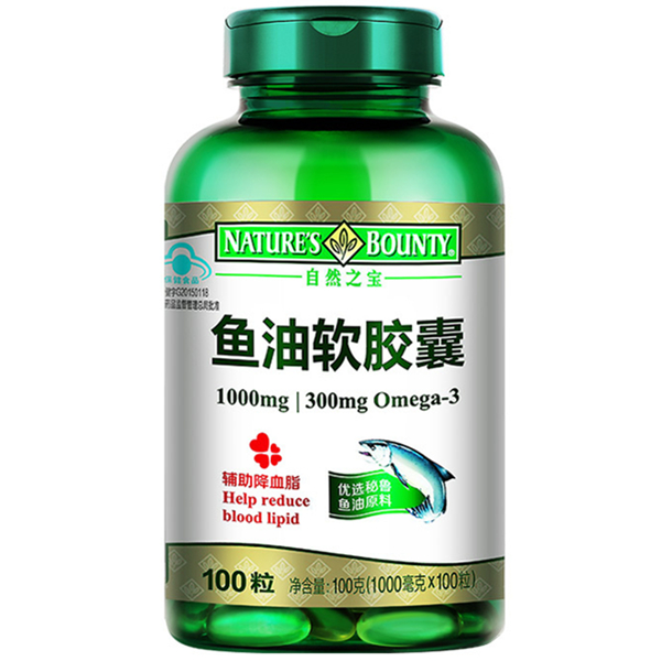 降三高！自然之宝鱼油软胶囊1.0g/粒*100粒