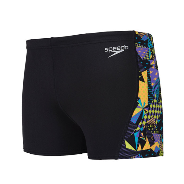 限prime会员！Speedo 速比涛 男式 平角印花泳裤