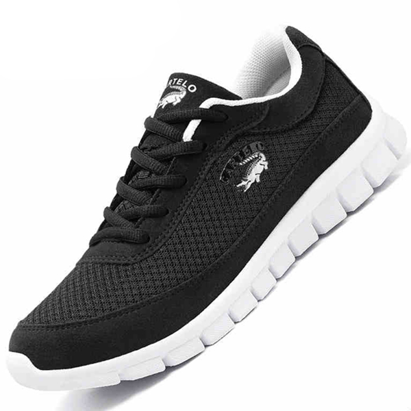 舒适透气！卡帝乐鳄鱼男士网鞋