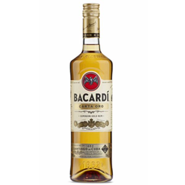 激情畅饮！Bacardi百加得洋酒金朗姆750ml