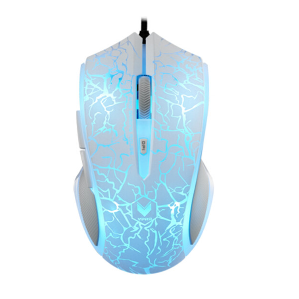 白色烈焰！雷柏V20S电竞鼠标