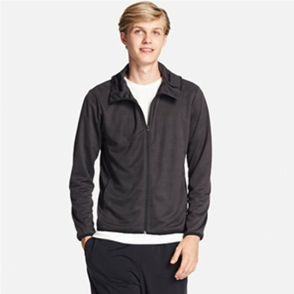 柔软舒适！优衣库DRY-EX拉链连帽开衫(长袖) 195801