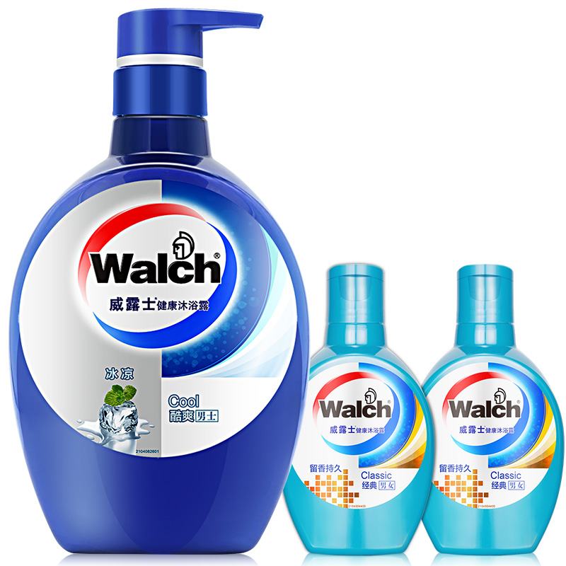 持久留香！威露士男士沐浴露650ml送旅行装沐浴露2瓶
