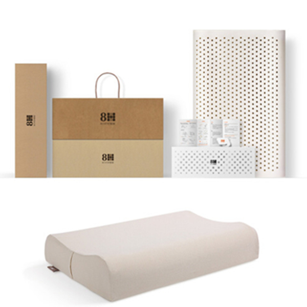 曲线护颈！小米8H乳胶枕