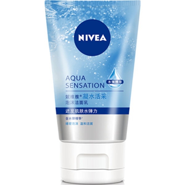 凑单佳品！妮维雅凝水活采泡沫洁面乳100g