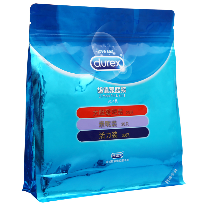 超值装！Durex杜蕾斯避孕套家庭装70只