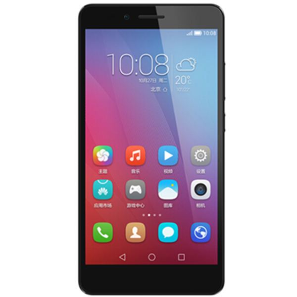 炫酷指纹！荣耀畅玩5X暗夜灰电信4G手机