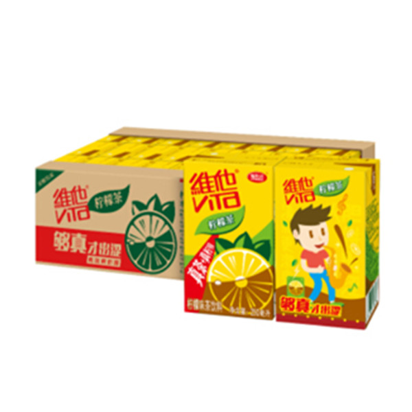 超爽！维他 柠檬茶250ml*24盒 整箱