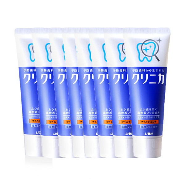 口腔专家！LION狮王CLINICA酵素洁净立式牙膏130克/支*8