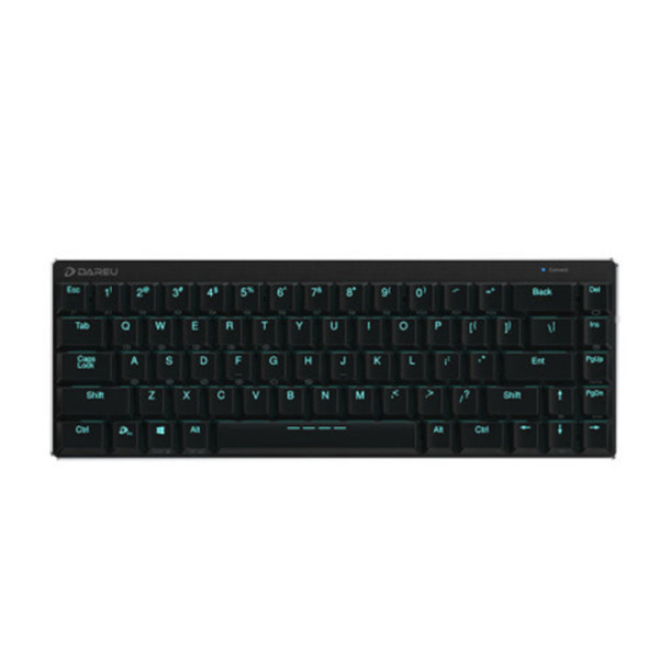 超薄矮轴！达尔优EK820超薄68键游戏背光办公机械键盘