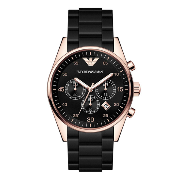 动感华贵！ARMANI 阿玛尼 意大利品牌 石英男士手表