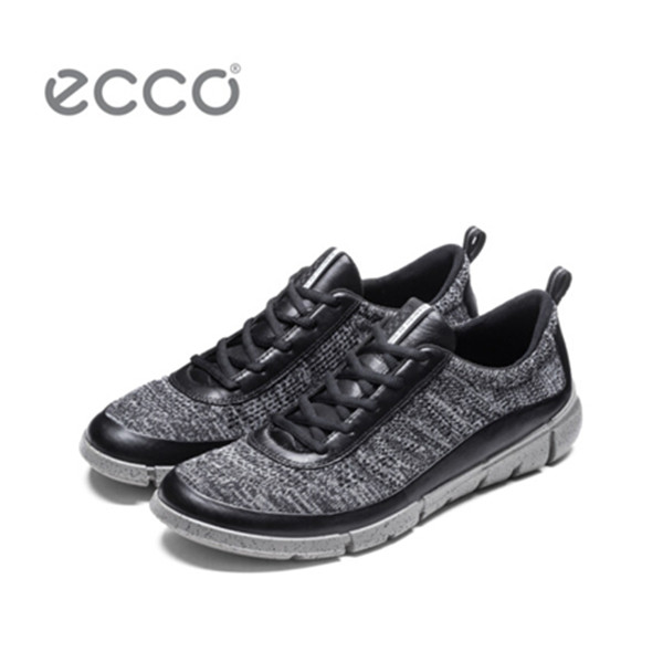 国际大牌！ECCO爱步针织网面透气男鞋