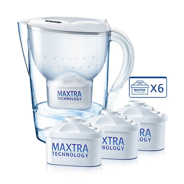 放心健康！BRITA碧然德Marella系列滤水壶2.4升含6芯
