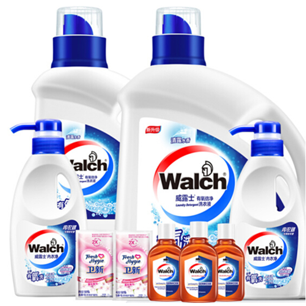 温和去污！威露士有氧洗衣液套装