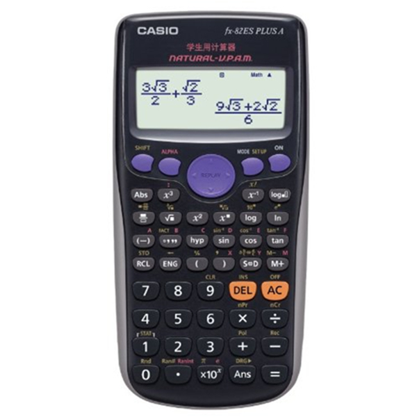 白菜价！CASIO卡西欧FX-82ES PLUS A睿蓝计算器