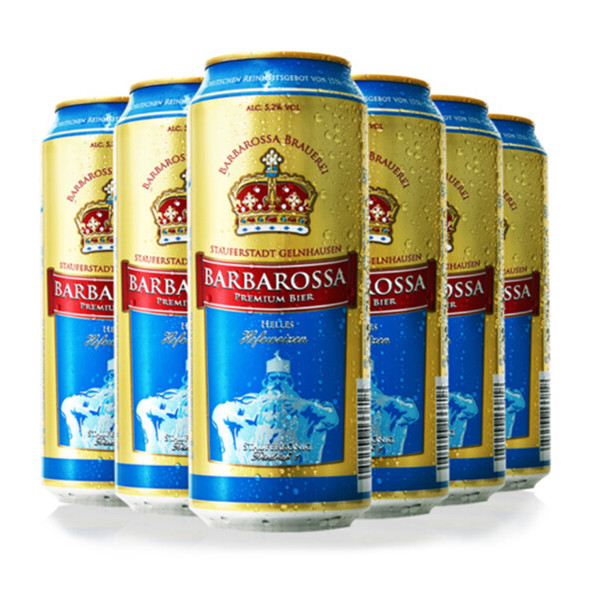 德国进口！凯尔特人 小麦啤酒500ml*6听