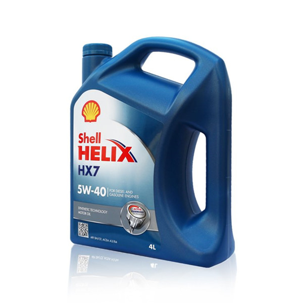 动力清洁！Shell壳牌喜力HX7 5W-40半合成机油4升装