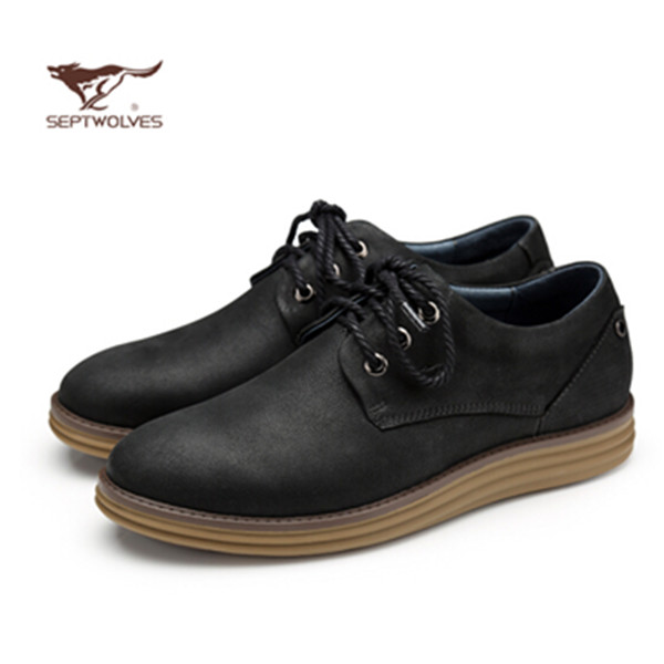 近期好价！七匹狼男鞋新款男士休闲皮鞋潮鞋子
