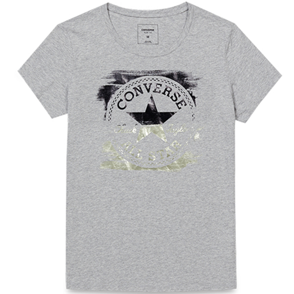 青春动感！CONVERSE匡威logo印花短袖T恤10003107