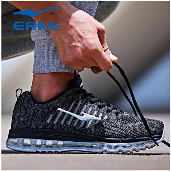 新品特惠！鸿星尔克男鞋2017夏季新品全掌气垫跑步鞋