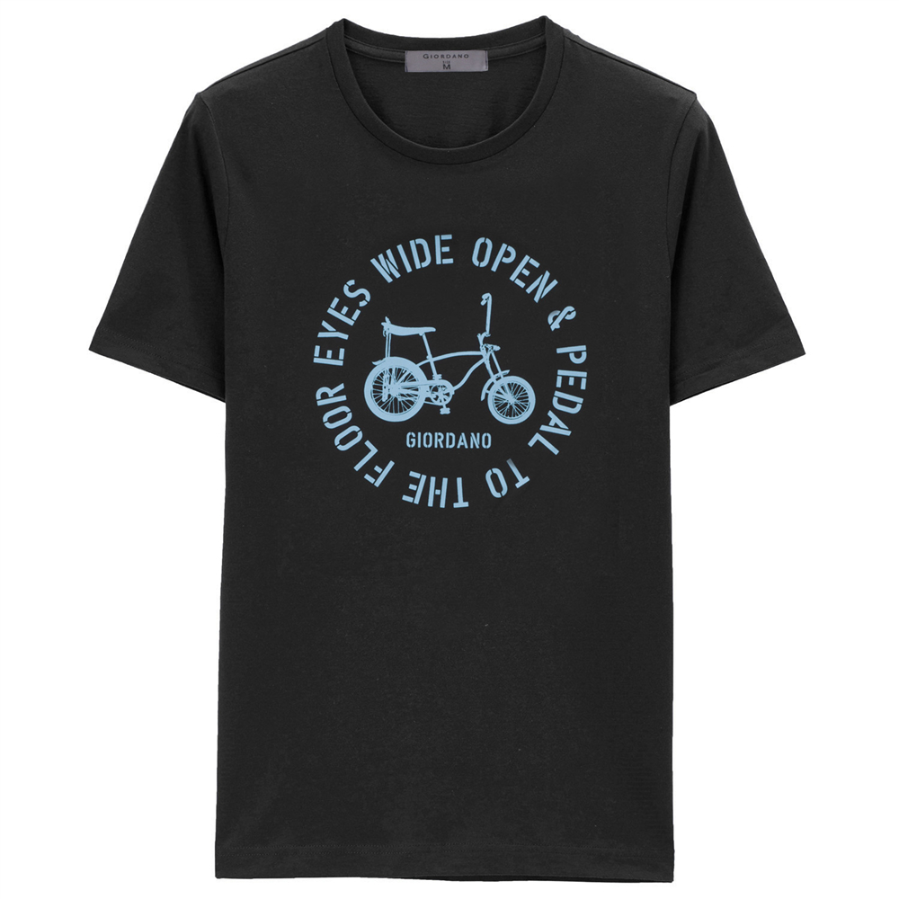 经典印花！佐丹奴纯棉创意图案印花短袖T恤92087039