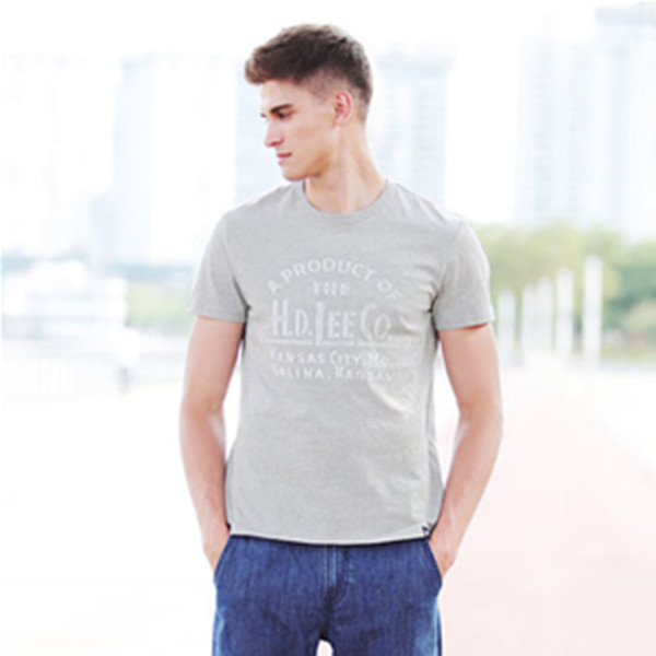 标准板型！Lee圆领字母印花T恤L269612LQG5M