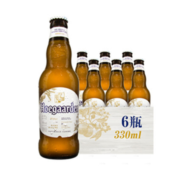 原装进口！福佳白啤酒330ml*6瓶