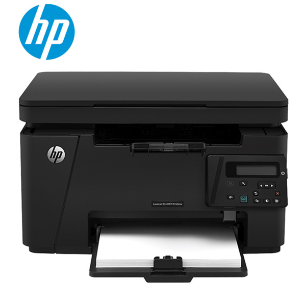 多功能！惠普（HP）M126nw黑白激光打印机 一体机