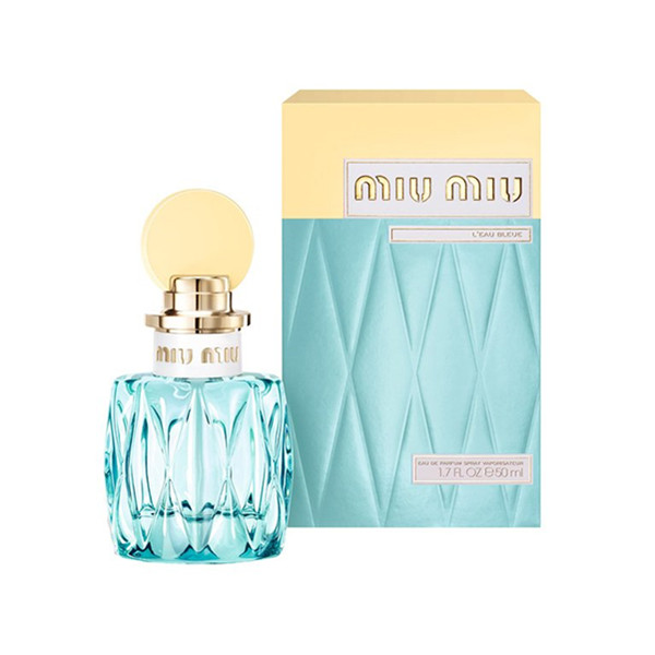 清新欢快！miu miu缪缪浅蓝清新女士淡香水50ml