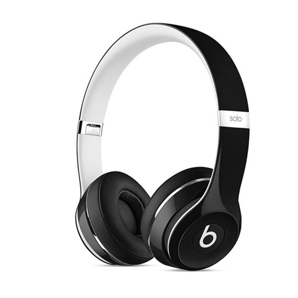 音色清晰！Beats Solo2 头戴式有线版豪华黑色贴耳耳机