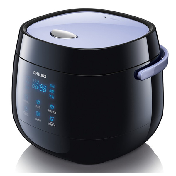 液晶显示！飞利浦（PHILIPS）电饭煲 迷你智能小电饭锅2L