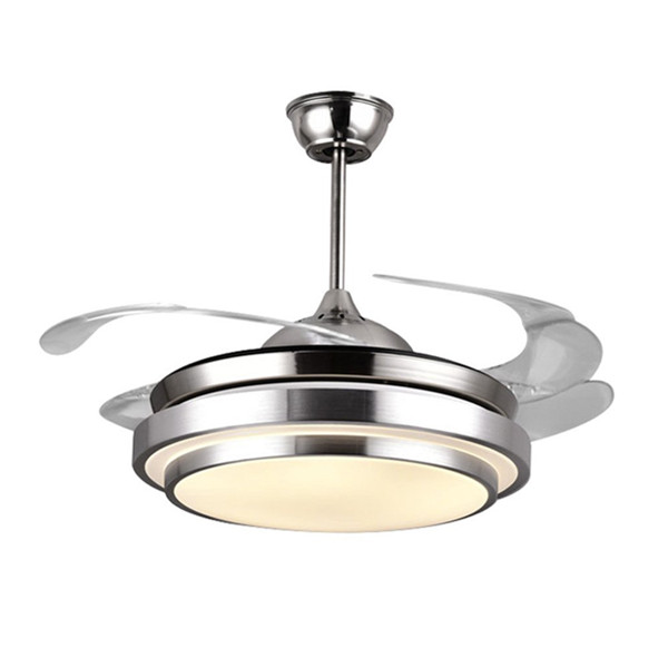 现代简约！ 隐形风扇灯 家用客厅卧室静音电风扇36W吊扇灯