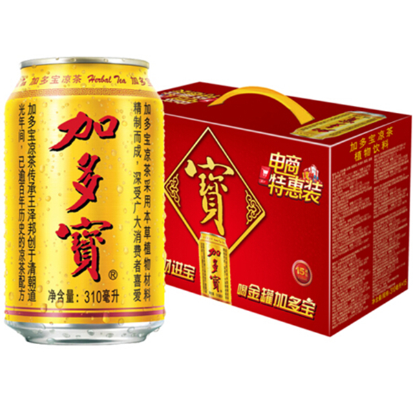 清凉解暑！加多宝凉茶310ml*15罐
