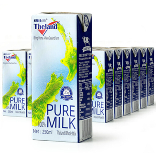 进口好奶！Theland纽仕兰全脂牛奶250ml*24家庭装