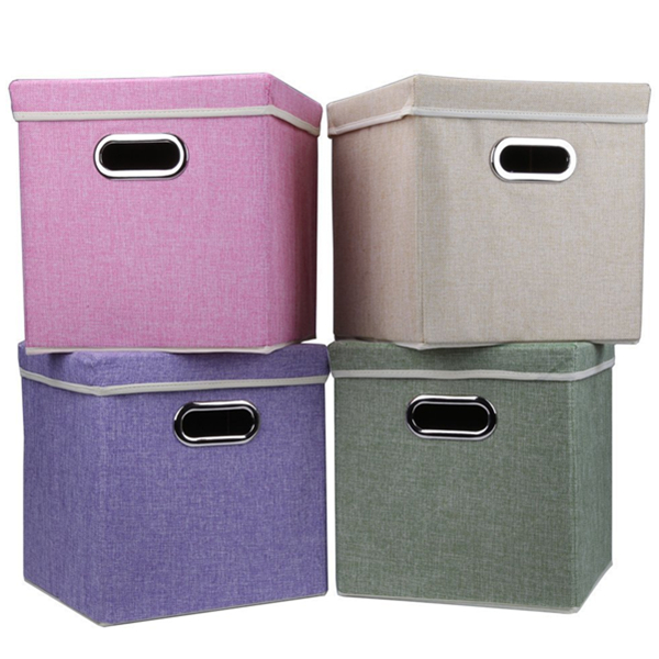 时尚收纳！Naphele奈菲乐大号环保衣物收纳盒四个装